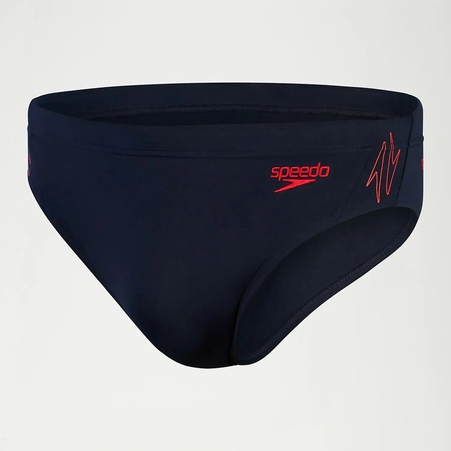 Speedo Men s Hyper Boom Splice Brief Navy Red
