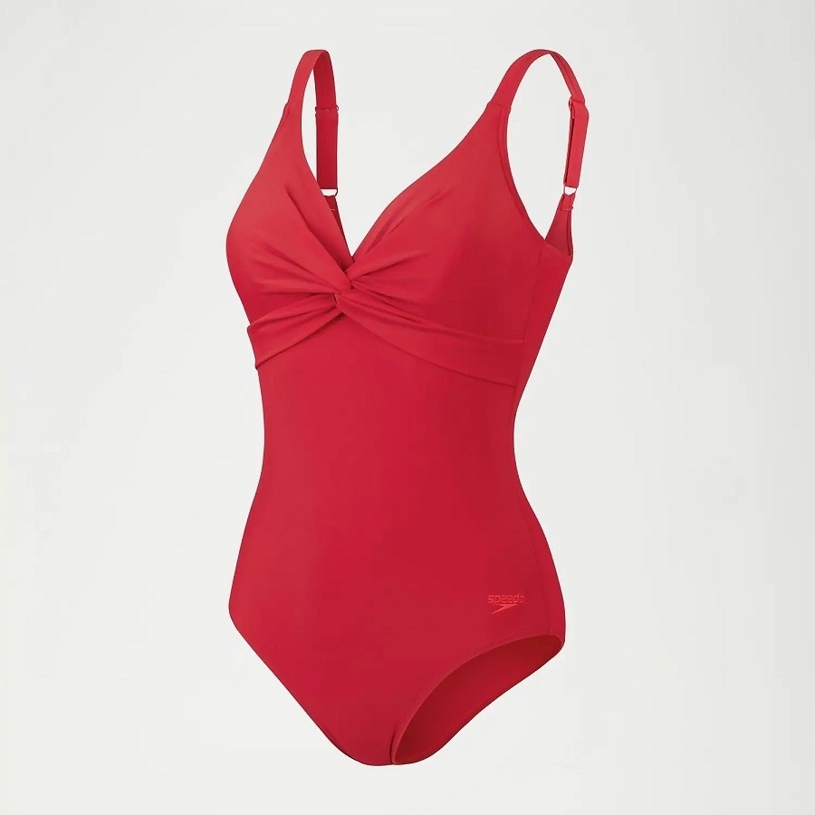 Speedo Women s Shaping Brigitte Swimsuit Red