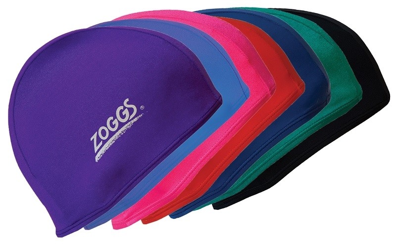Details about   Zoggs Stretch Fit Fabric Swim Cap 