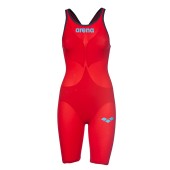 Arena Carbon Air 2 Open Back Kneeskin - Red/Blue