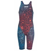 Arena Girls Powerskin ST 2.0 Limited Edition Kneesuit - Storm Blue & Red