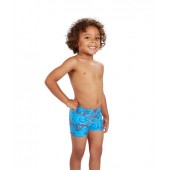 Speedo Boys Sea Squad Allover Aquashort Blue/Red