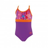  Zoggs Girls Sea Garden Sprintback 