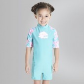 Speedo Girls Cosmic Cloud Essential All In One Suit