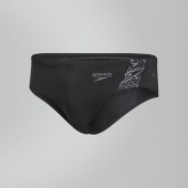 Speedo Boom Splice 7cm Brief Black/Grey