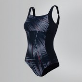 Speedo Sculpture Rubygem Printed Swimsuit