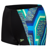 Speedo Boys Digital Panel Aqua Shorts