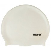 Maru Silicone Swim Hat White
