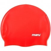 Maru Silicone Swim Hat Red