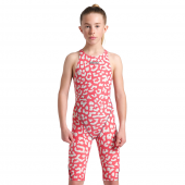  Arena Girls Powerskin ST Next Limited Edition Leopard Skin Openback Kneeskin - Leopard Geranium