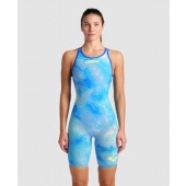 Arena Powerskin Carbon Air² Tie-Dye Limited Edition Closedback Kneesuit - Cobalt