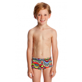 Funky Trunks Toddler Boys Dripping Printed Trunks