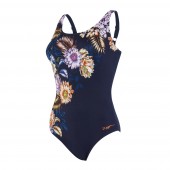 Zoggs Womens Enigma Adjustable Scoopback One Piece Swimsuit 