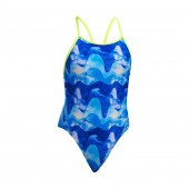 Funkita Girls Dive In Diamond Back One Piece