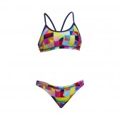 Funkita Girls On The Grid Racerback Two Piece