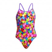 Funkita Girls Bubble Tea Diamond Back One Piece 