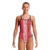 Funkita Girls Sea Snake Diamond Back One Piece