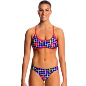  Funkita Womens Inked Tie Down Bikini two piece