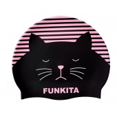 Funkita Fairy Crazy Cat Silicone Swim Cap