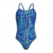  Funkita Girls Blues Festival Diamond Back One Piece