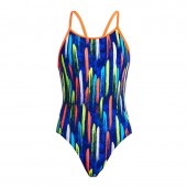 Funkita Girls Fire Cracker Diamond Back One Piece