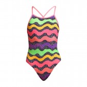 Funkita Girls Worm Burner Tie Me Tight One Piece