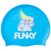 Funky Cocky Silicone Swim Cap