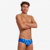 Funky Trunks Men's Seamed Briefs - Chaz Michael