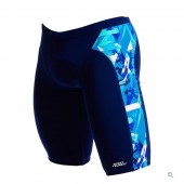 Funky Trunks Mens Training Jammers Bashed Blue