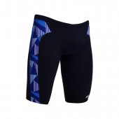  Funky Trunks Mens Training Jammers Blue Bars