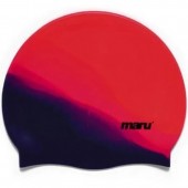  Maru Silicone Swim Hat Red/Pink/Purple