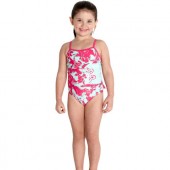 Speedo Girls Essential Frill 1-Piece Swimsuit