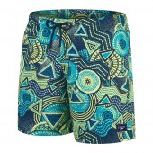 Speedo Men's Digital Printed Leisure 18" Swim Shorts Navy/Green