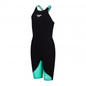  SPEEDO FASTSKIN JUNIOR LZR IGNITE KNEESKIN - Black/Green