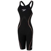 Speedo Fastskin LZR Pure Intent Openback Kneeskin - Black