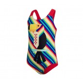 Speedo Girls Junglesamba Digital Placement Swimsuit 