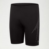 Speedo Mens Hyper Boom Placement Jammer -  Black/Grey