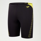 Speedo Mens Hyper Boom Splice Jammer - Black/Yellow