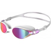 Speedo Virtue Female Mirrored Goggles - White/ Purple