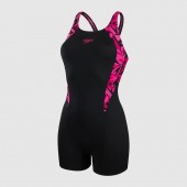 Speedo Women's Hyperboom Splice Legsuit Black/Pink