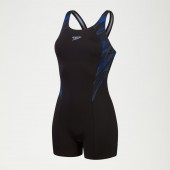Speedo Womens HyperBoom Legsuit - Black/ Blue