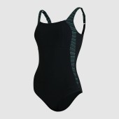 Women's LunaLustre Printed Swimsuit Grey/Black