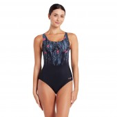 Zoggs Dusk Adjustable Scoopback One Piece Swimsuit 