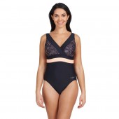 Zoggs Ladies Gemini Square Back Swimsuit