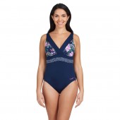 Zoggs Ladies Martinique Square Back One Piece