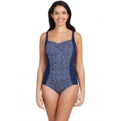 Zoggs Martinique Ruched Front One Piece Swimsuit