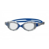 Zoggs Predator Flex Goggles Grey Blue Clear