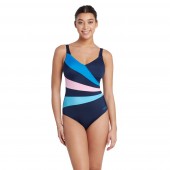 Zoggs Wrap Panel Adjustable Classic Back One Piece 