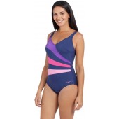 Zoggs Wrap Panel Adjustable Classicback Swimsuit